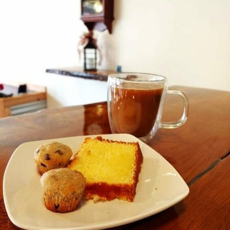 lemon cake and muffins